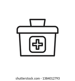 medical kit icon vector template