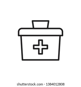 medical kit icon vector template
