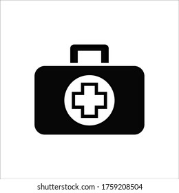 Medical Kit Icon/First Aid Kit Vector Logo Template