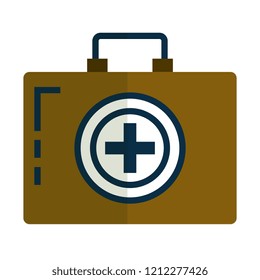 medical kit isolated icon