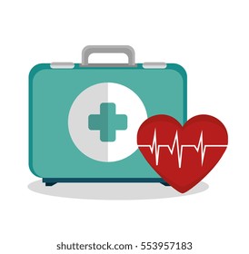medical kit isolated icon