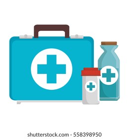 medical kit isolated icon