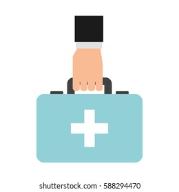 medical kit isolated icon