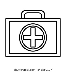medical kit isolated icon