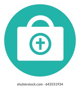 medical kit isolated icon