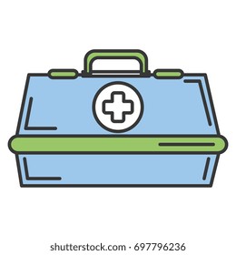 medical kit isolated icon