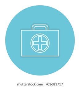 medical kit isolated icon