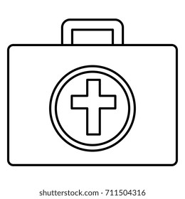 medical kit isolated icon