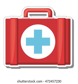 medical kit isolated icon vector illustration design