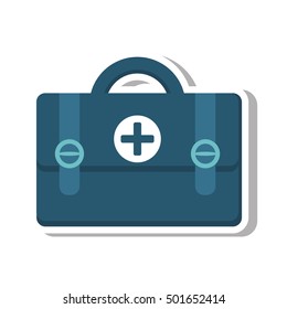 medical kit isolated icon vector illustration design