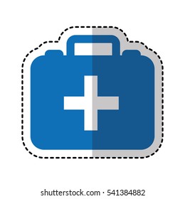 medical kit isolated icon vector illustration design