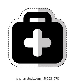medical kit isolated icon vector illustration design