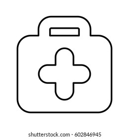 medical kit isolated icon vector illustration design