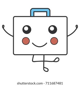 medical kit kawaii character