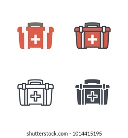 Medical kit vector icon