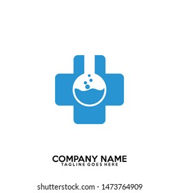 Medical Lab Logo Concept. Healthcare & medical logo