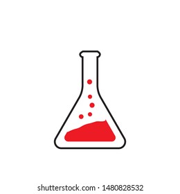 medical lab logo design vector