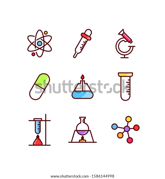 Medical Laboratory Icon Design Stock Vector (Royalty Free) 1586144998 ...