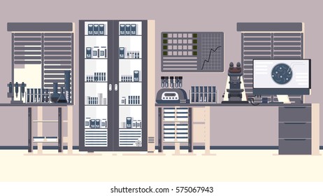 Medical Laboratory Illustration