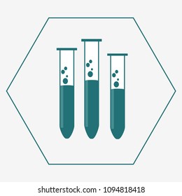 Medical Laboratory. Research, testing, studies in chemistry, physics, biology. laboratory equipment. Vector illustration flat design.