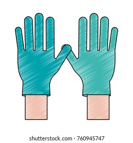 Medical latex gloves