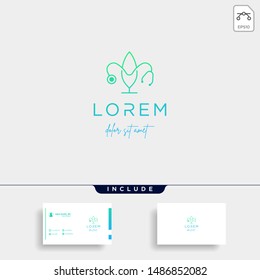 Medical Leaf Logo Design Vector Nature Medicine icon