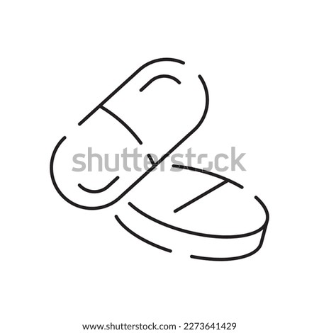 Medical Line Icon. Preparats or drug flat. Medicine and Emergency stroke vector drug element. Simple vector pharmacy and health line icon hospital Imagine de stoc © 