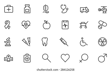 Medical Line Vector Icons 1