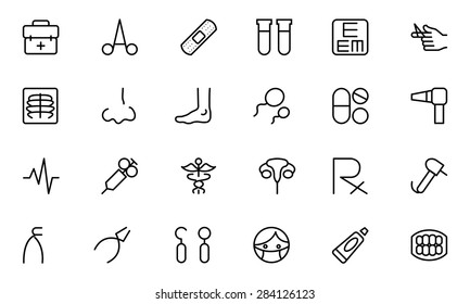Medical Line Vector Icons 4