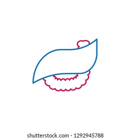Medical, liver colored icon. Element of medicine illustration. Signs and symbols icon can be used for web, logo, mobile app, UI, UX