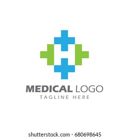 Medical Logo Design Health Care Medic Stock Vector (Royalty Free) 619895873