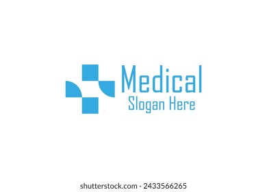 medical logo added abstract. This logo went from geometric to becoming a plus logo.
Very suitable for medical logos, pharmacies and companies in the health sector