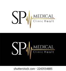 
medical logo based on the initials SP