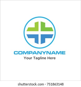 medical logo with circle