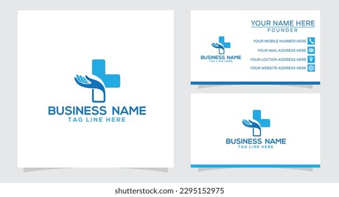 Medical logo with a cross. Abstract cross. Cross icon. Medical center logo. Doctor logo