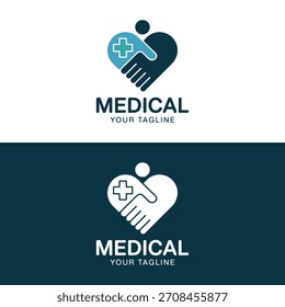 Logotipo médico Logotipo do conceito de design do logotipo