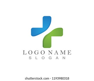 Medical logo design concept icon