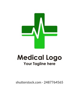 Medical logo design. Healthcare logo vector