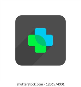 medical logo design inspiration . medical icon . medical apps icon . logo template