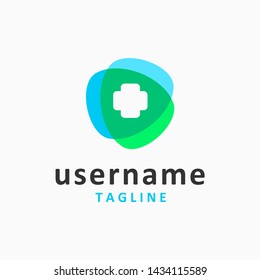 medical logo design inspiration . medical logo template . modern medical pharmaceutical healthcare logo design template . hospital logo design 