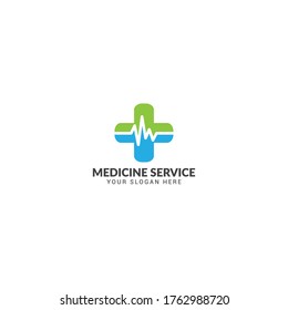 Diseño de logotipo médico - Diseño de logotipo médico Plus - M Letra Diseño de logotipo médico