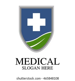 Medical logo design template