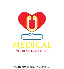 Medical logo design template