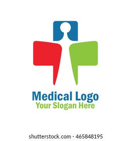 Medical logo design template