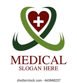 Medical logo design template