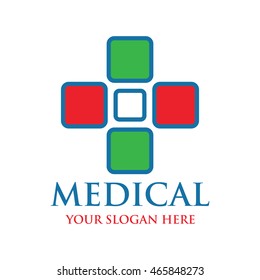 Medical logo design template