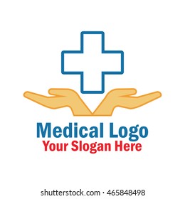 Medical logo design template