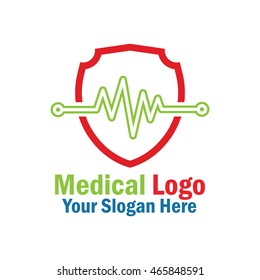 Medical logo design template