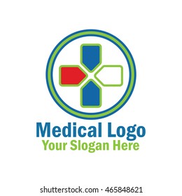 Medical logo design template