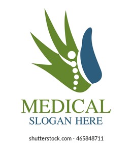 Medical logo design template